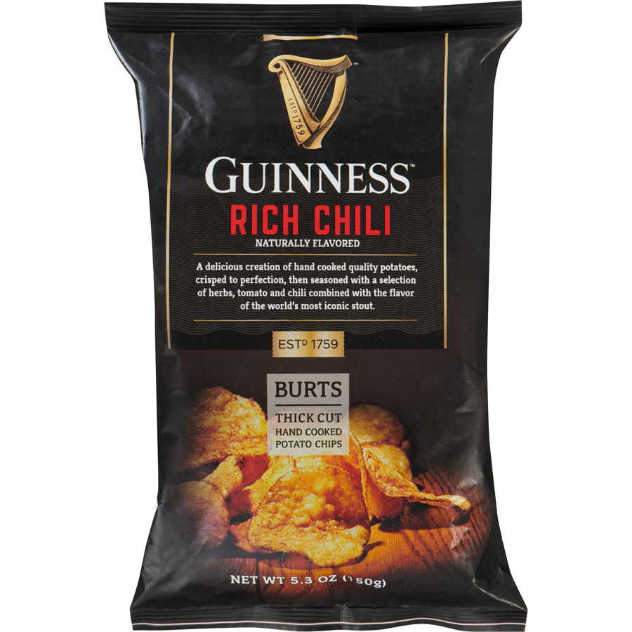 Burts Rich Chilli Guinness Chips