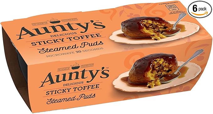 Auntys Golden Sticky Toffee Pudding (2x95g)