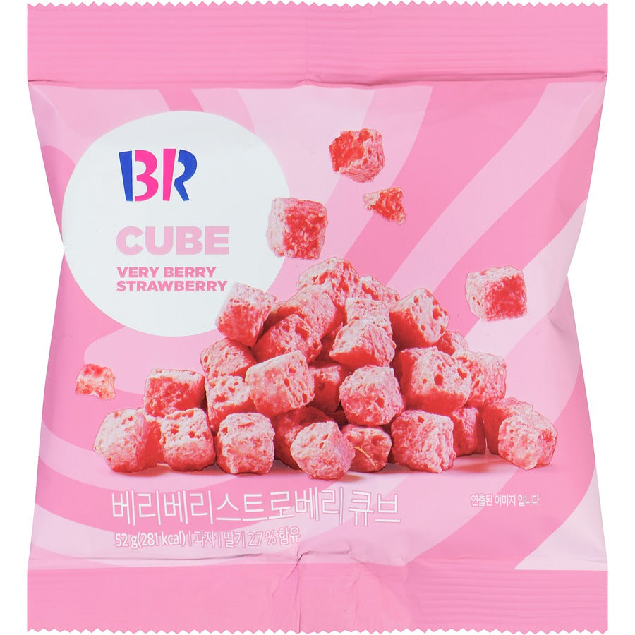 Baskin Robbins Very Berry Strawberry Cubes (Korea)