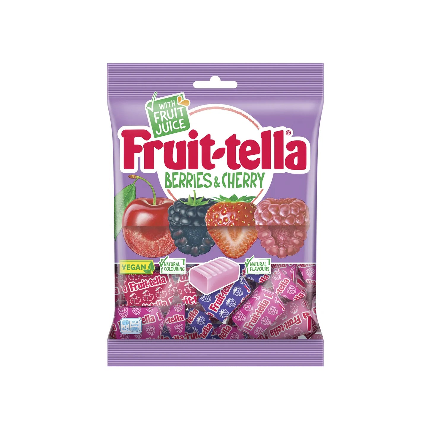 Fruit-tella Berries & Cherries Chews (UK)