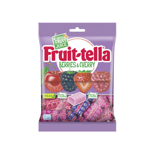 Fruit-tella Berries & Cherries Chews (UK)