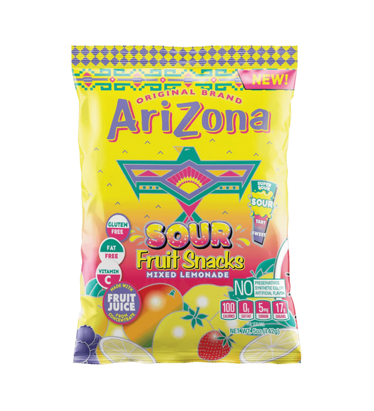 Arizona Sour Fruit Snacks Mixed Lemonade (USA)