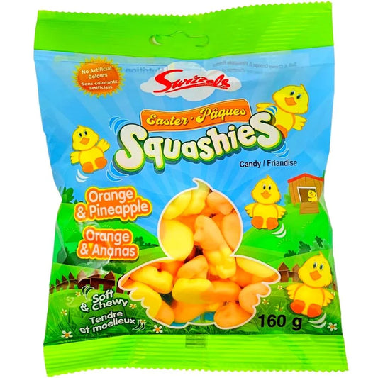 British Orange and pineapple Easter Squashies