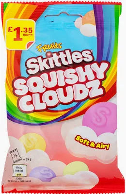 British Skittles Fruit Squishy Cloudz 70g